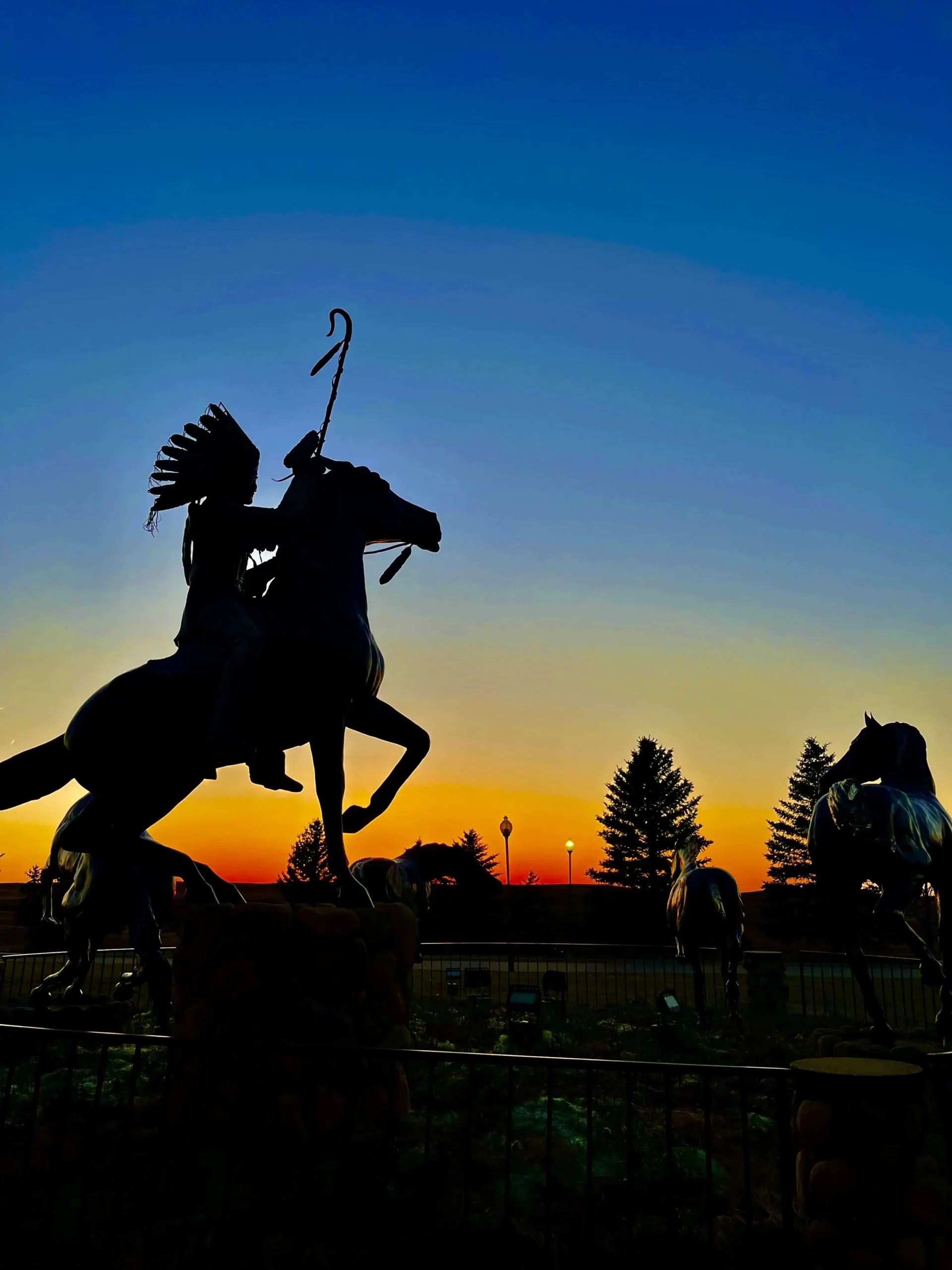 a statue of a man riding a horse | Boger Dental | Plymouth, MN